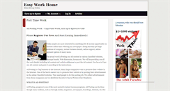 Desktop Screenshot of easyworkhome.com